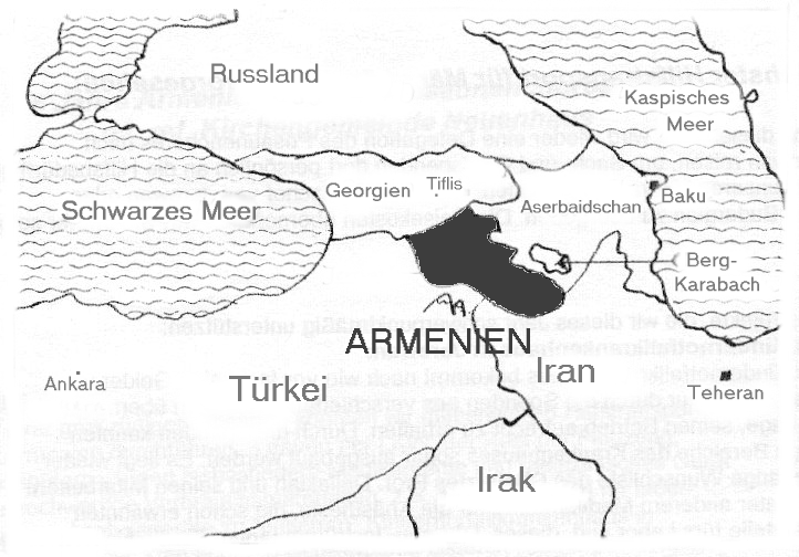 Landkarte zur Orientierung